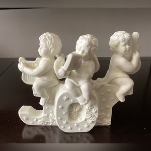 Buchase 1996 Joy Porcelain Cherubs Candle holder